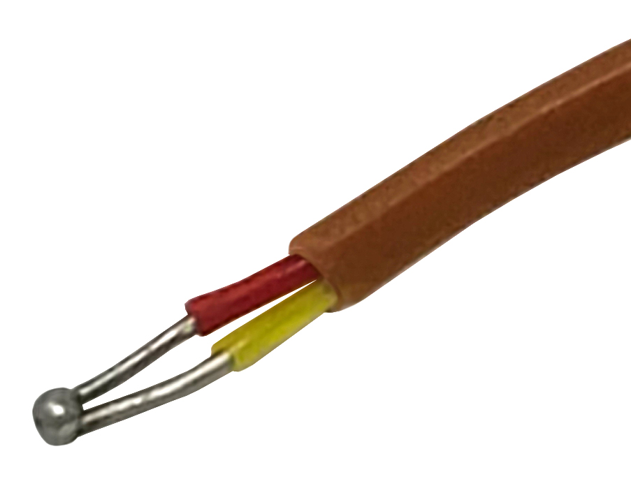 Type K exposed-wire thermocouple