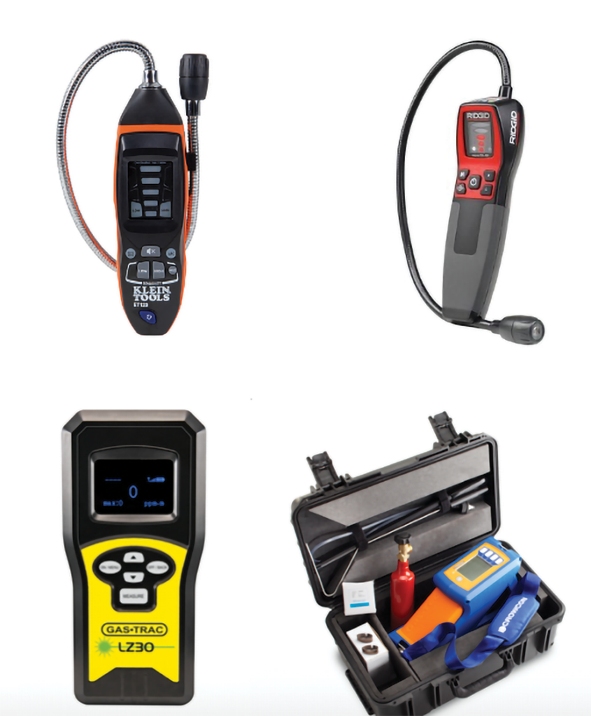 various gas leak detectors